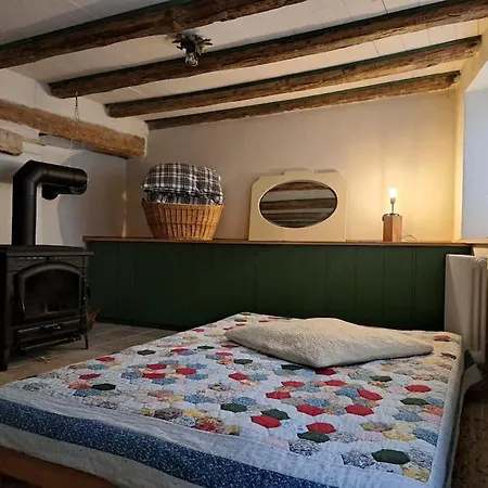 公寓 Romantisches Dinkelsbuehler Altstadthaeuschen Inklusive Badewanne 丁克尔斯比尔